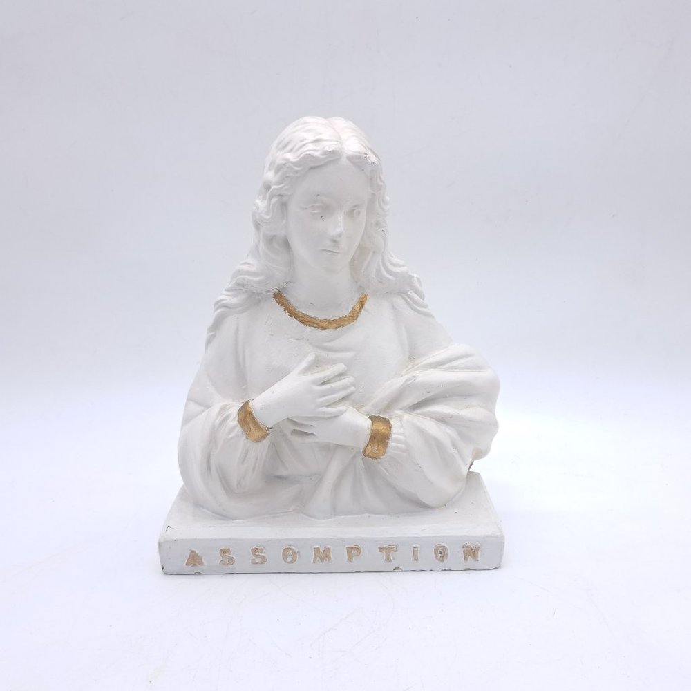 Holy Mary Plaster Statue Assumption
